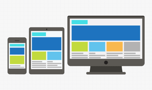 What is a responsive website template?