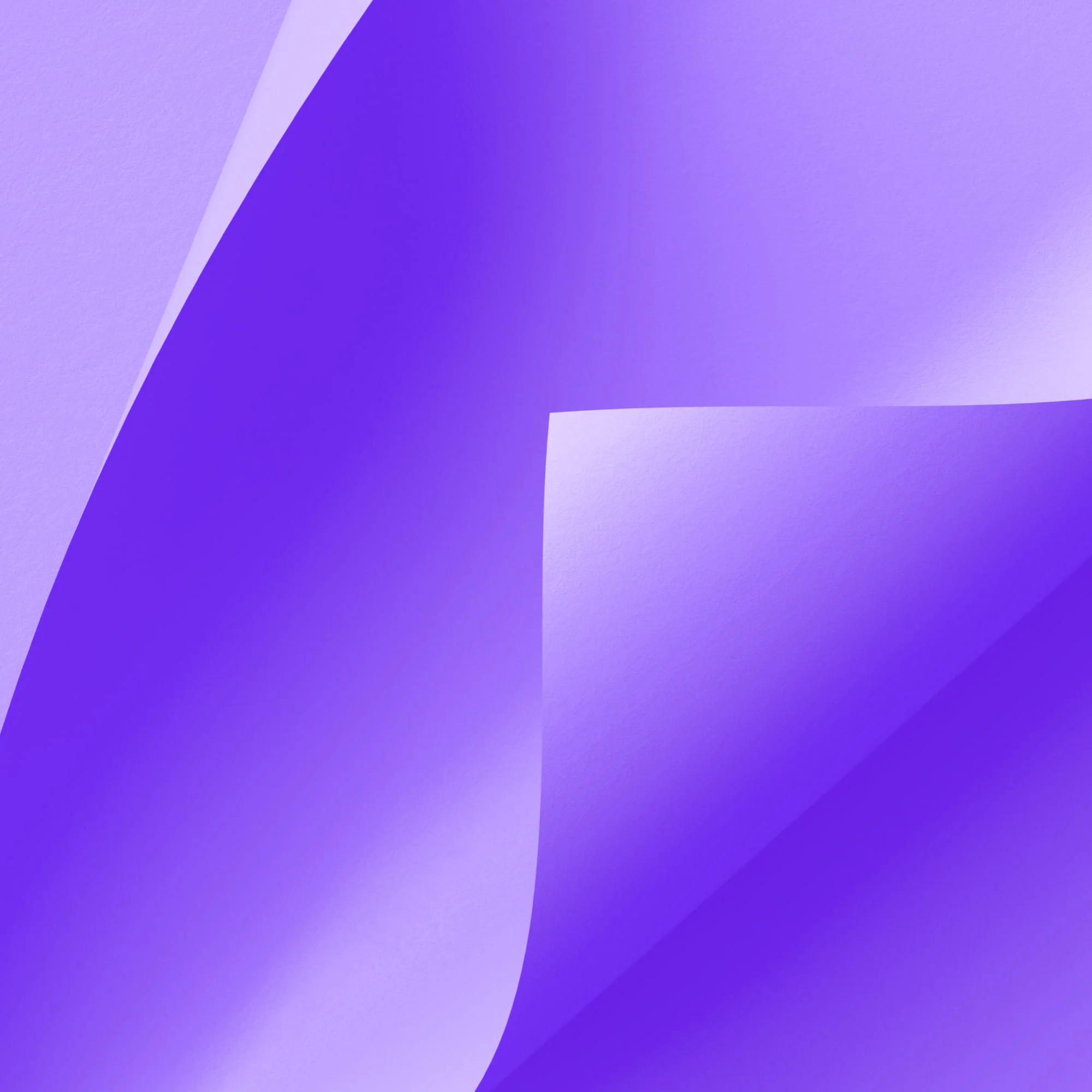 abstract curved paper sheets purple gradient geometric design