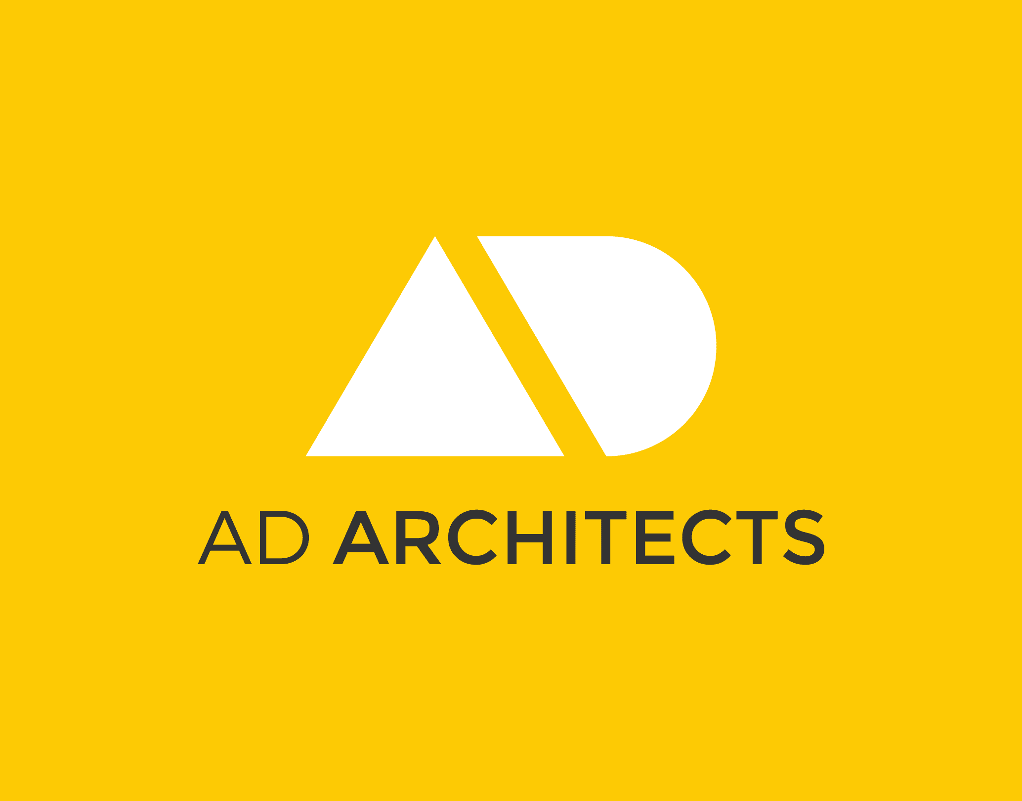 Ad Architects logo on yellow background