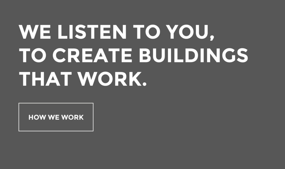 best architecture websites text detail Grey panel with text
