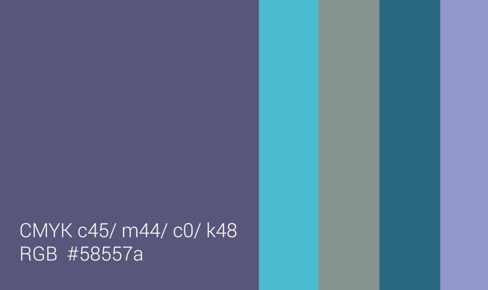 Brand colours Colour swatches from the Oyster IMS branding.