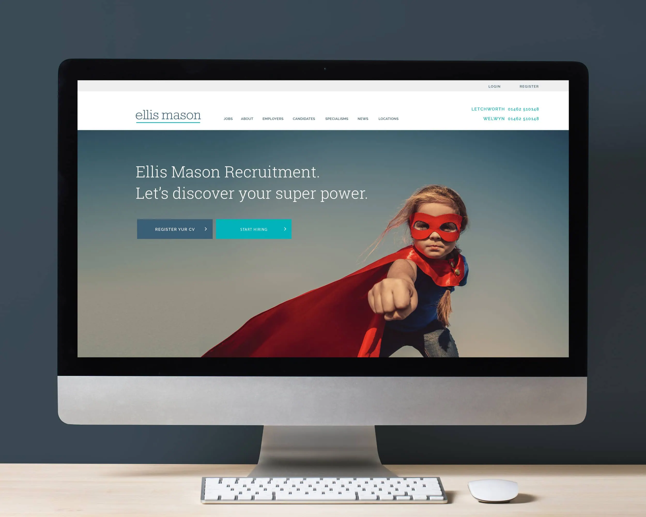 Recruitment website design