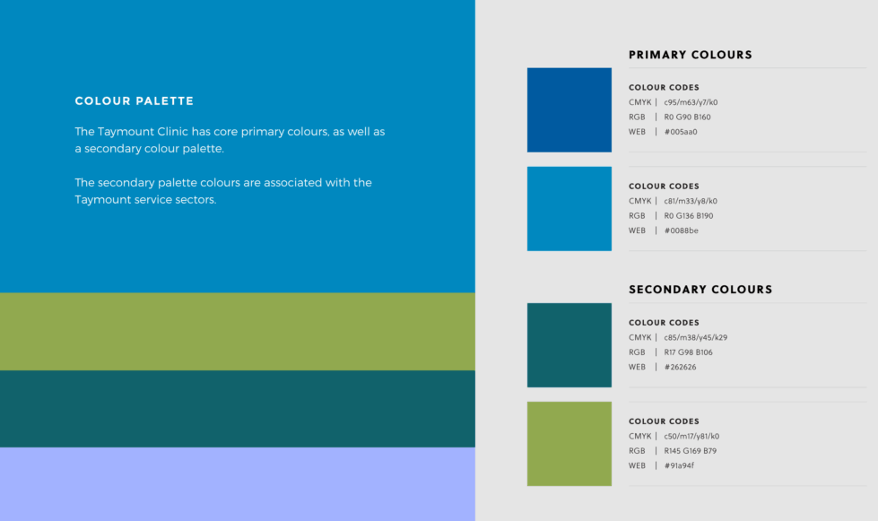 Taymount brand guidelines