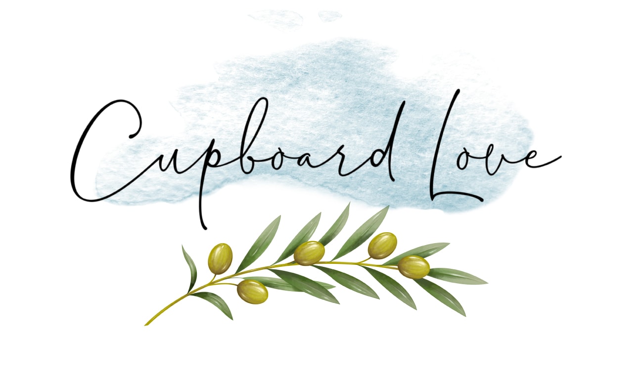 Startup branding for Cupboard with olive branch illustration