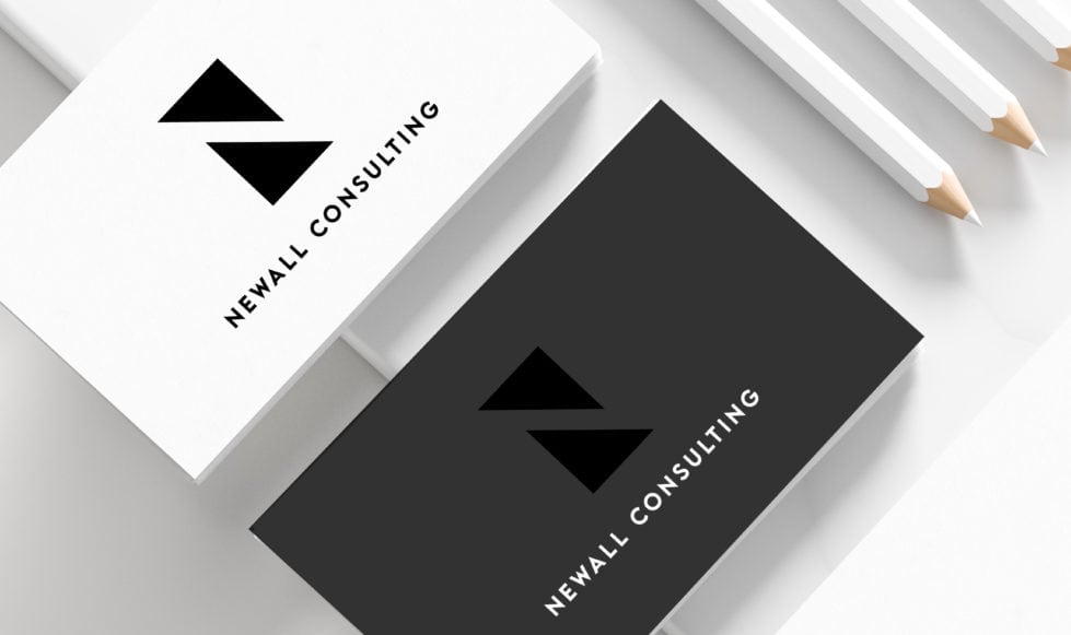 Brand identity on business cards