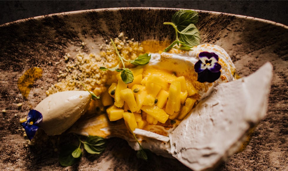 Beautiful photograph of a dessert