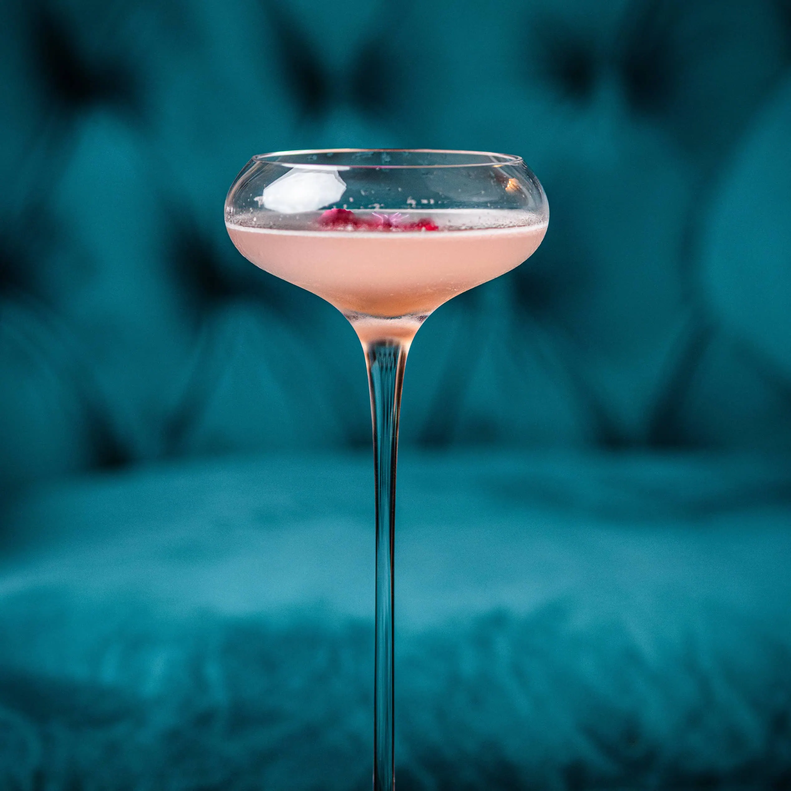 Cocktail served in a coupe glass