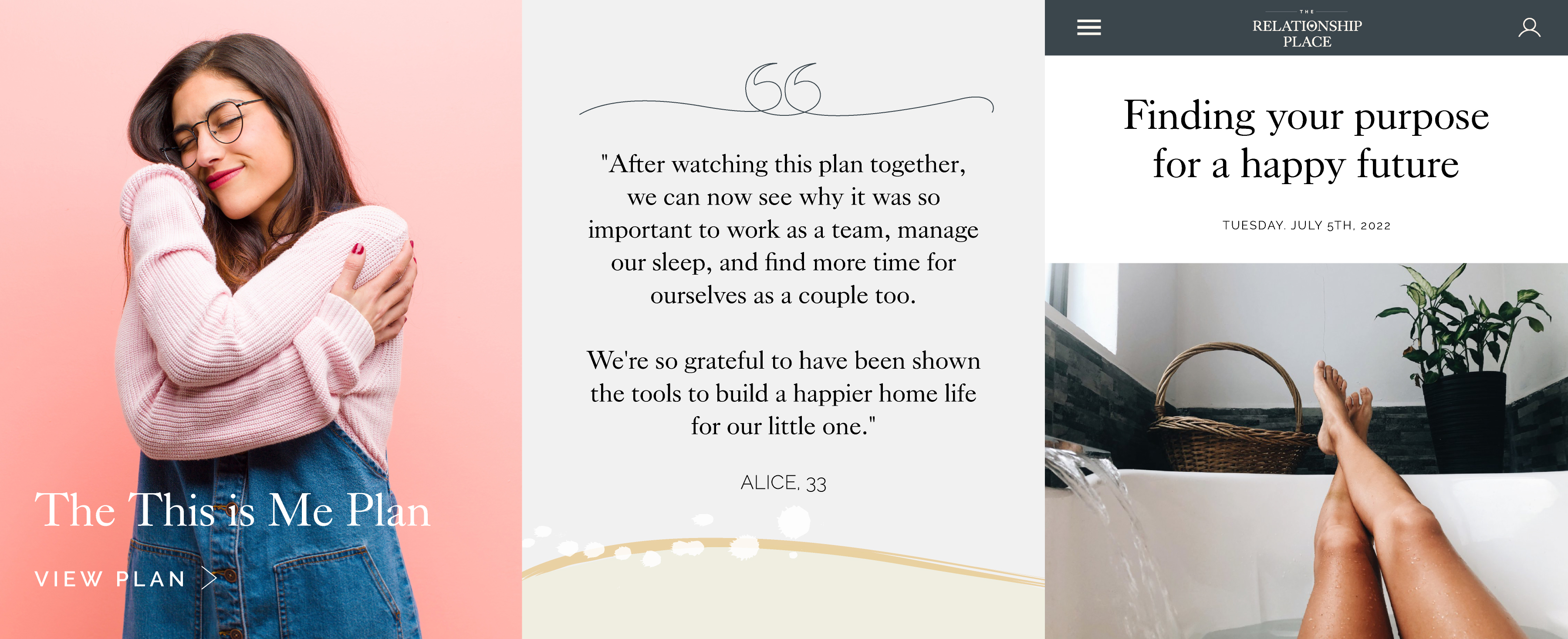 Images from a life coach website