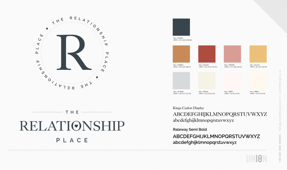 Branding files including colour swatches and fonts